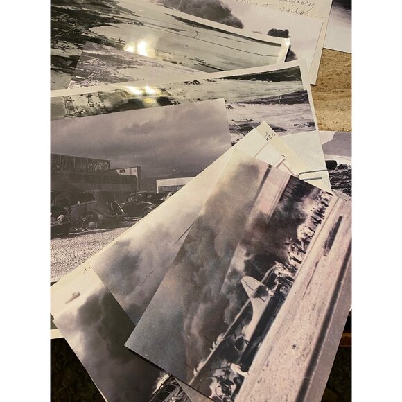 Vintage Pearl Harbor Attack Photos & Handwritten Notes December 7 1941 Historica - Picture 7 of 9